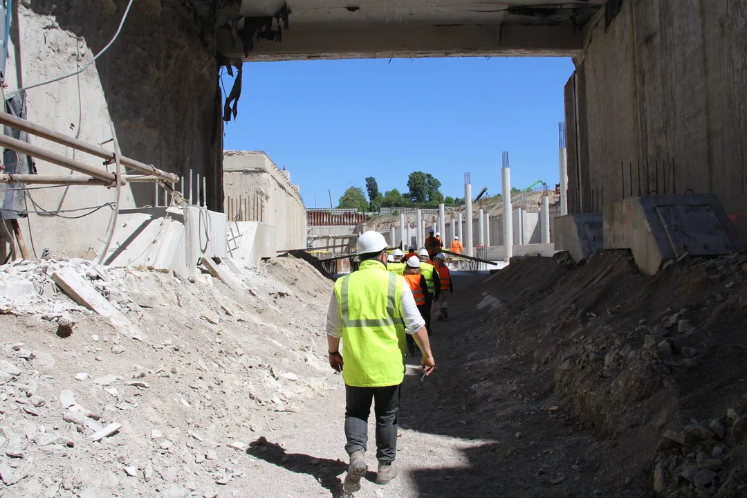 Trwa budowa tunelu kolejowego pod Łodzią - odcinek do przystanku Łódź Koziny