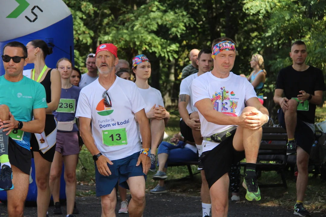 Bieg "Szczęśliwa 13" w parku Baden-Powella w Łodzi