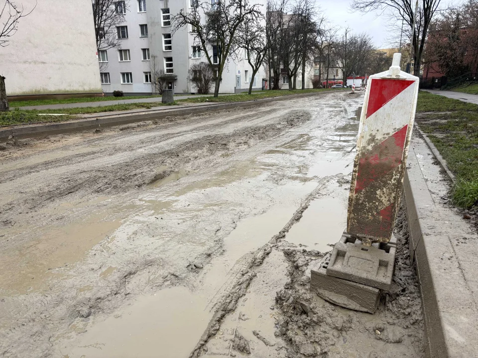 Remont ulicy Boya-Żeleńskiego w Łodzi