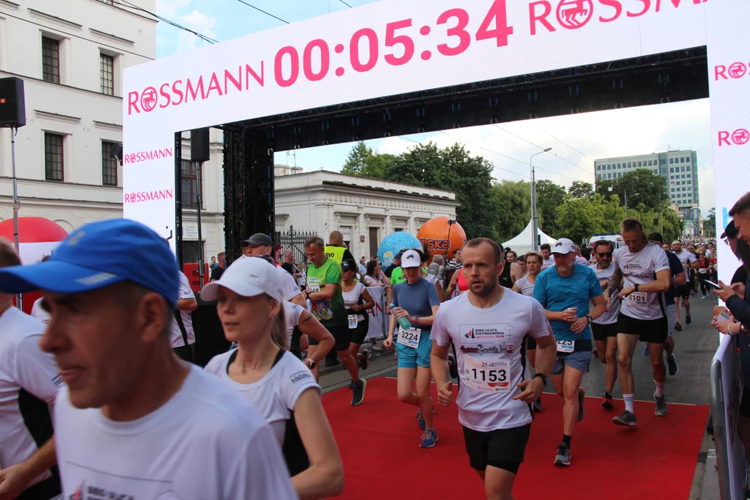 21. Bieg Ulicą Piotrkowską Rossmann Run w Łodzi