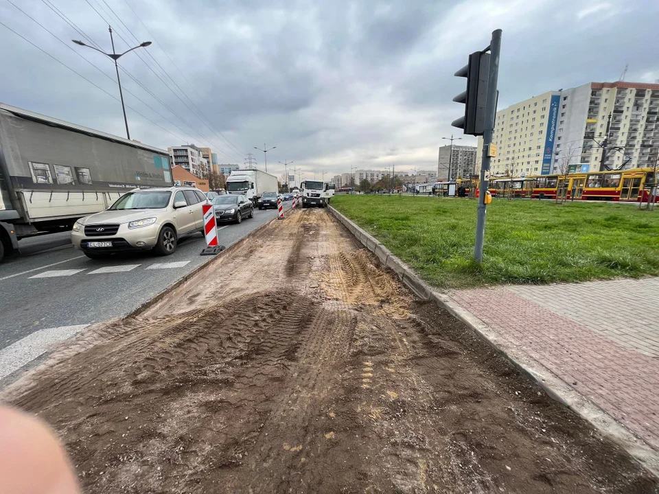 W Łodzi rozpoczął się kolejny remont - tym razem ronda inwalidów