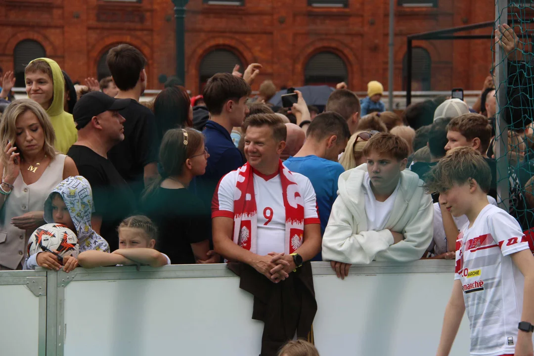 Boniek i Krychowiak spotkali się z łodzianami
