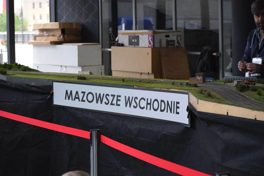 Wystawa makiet kolejowych na dworcu Łódź Fabryczna 19-21 maja 2023 r.