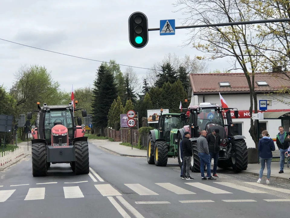 Protest rolników w Nowosolnej - 12.04.2024 r.