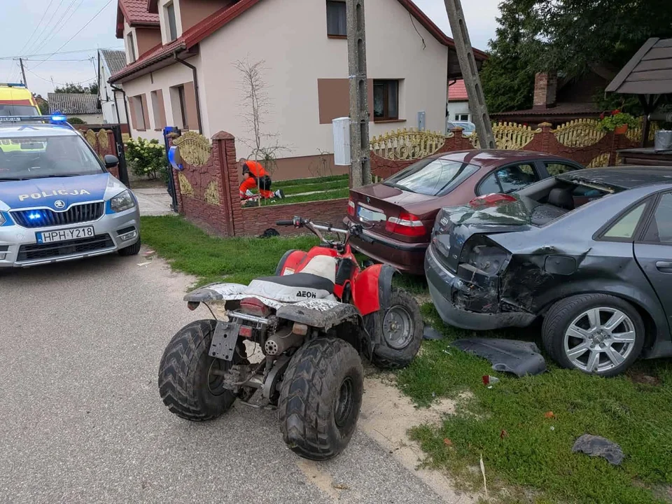 Wypadek w powiecie płockim. Ciężko ranny 17-latek