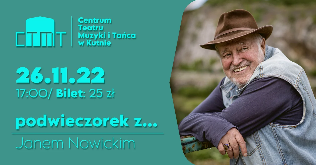 Do Kutna przyjedzie Jan Nowicki
