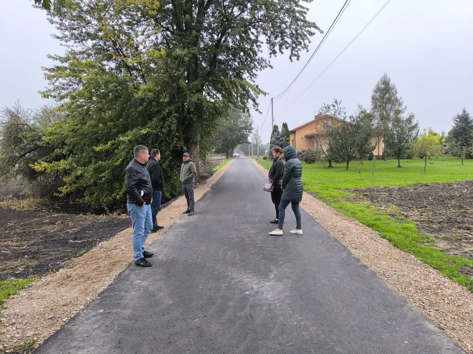 Odbiór drogi gminnej Goślub-Michałówka w gm. Piątek