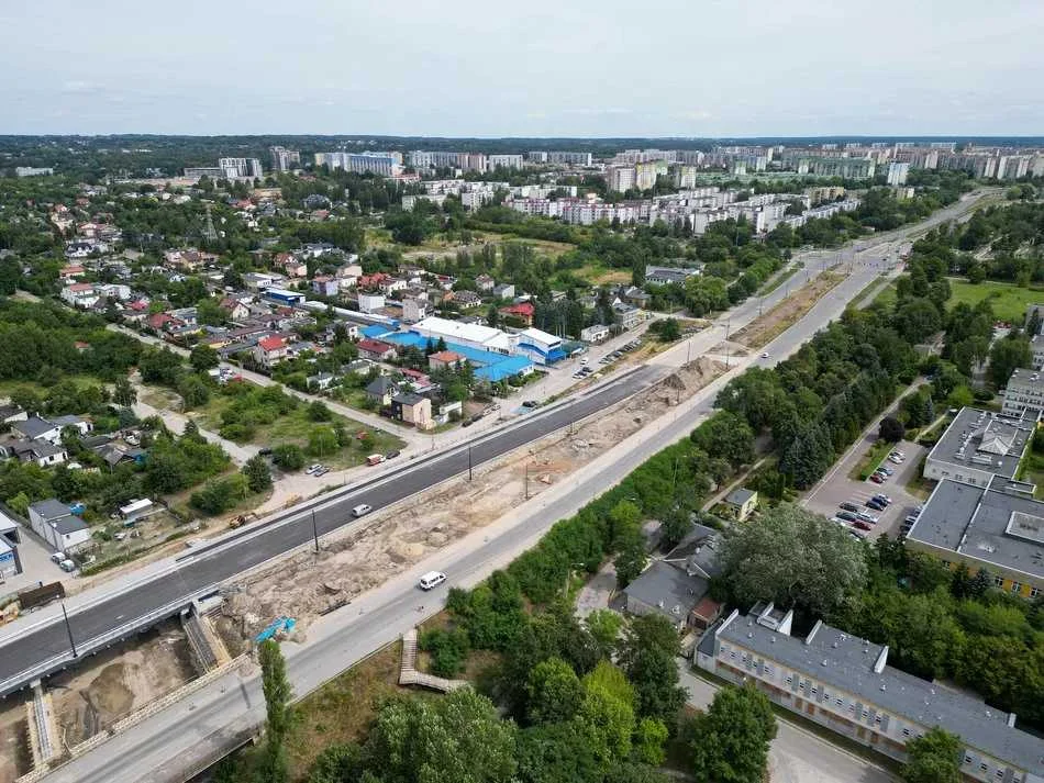 Jeden z trzech wiaduktów na Przybyszewskiego gotowy