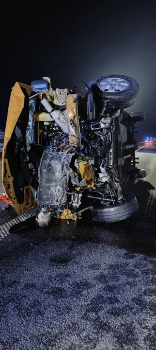 Wypadek na A1 pod Radomskiem