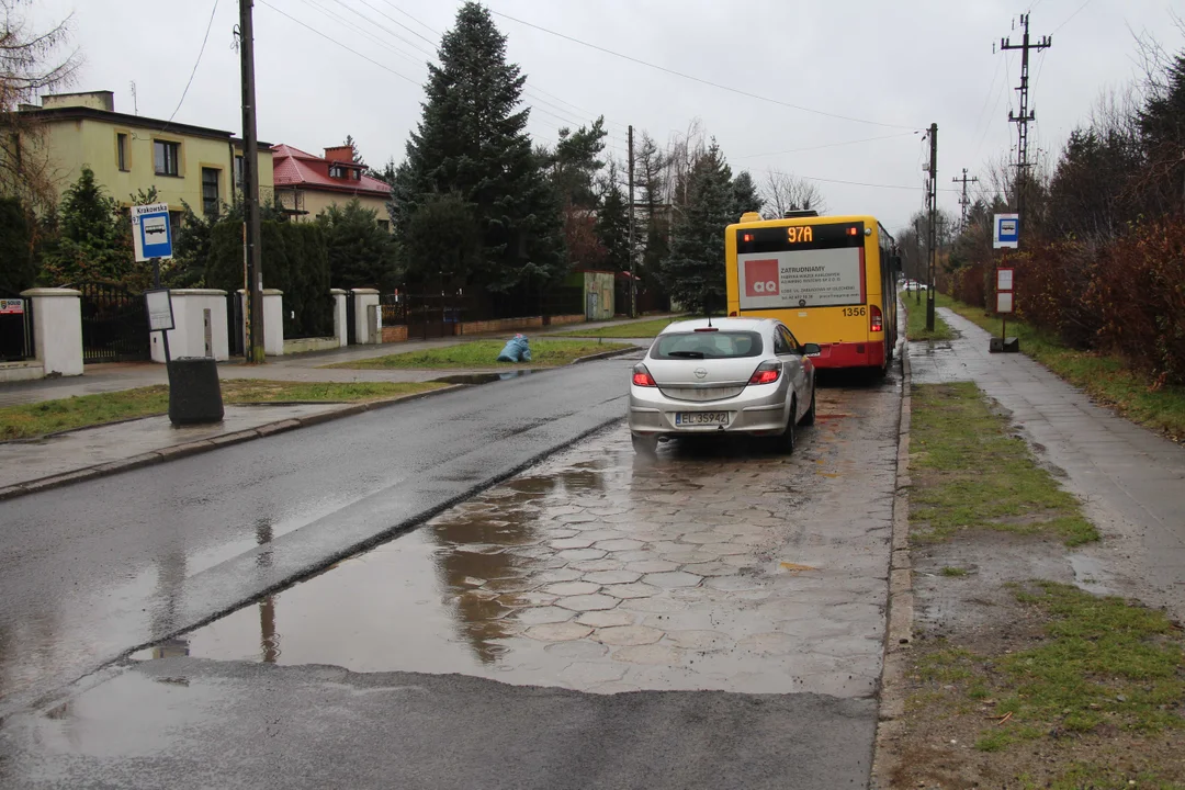 Ulica Krakowska w Łodzi po przebudowie