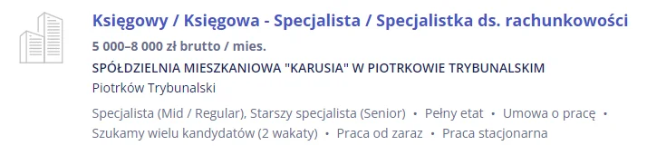 Oferty Pracy w Piotrkowie i okolicach