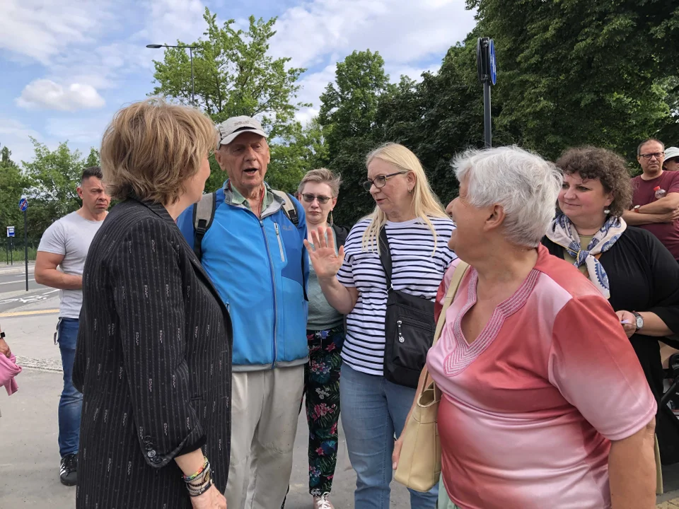 Społeczny odbiór inwestycji na ul. Wojska Polskiego w Łodzi