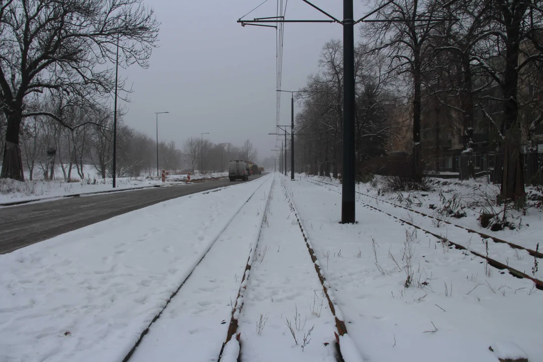 Przebudowa Wojska Polskiego w Łodzi - stan prac na 8.12.2023 r.