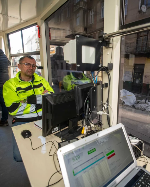 Testy tramwaju na Legionów