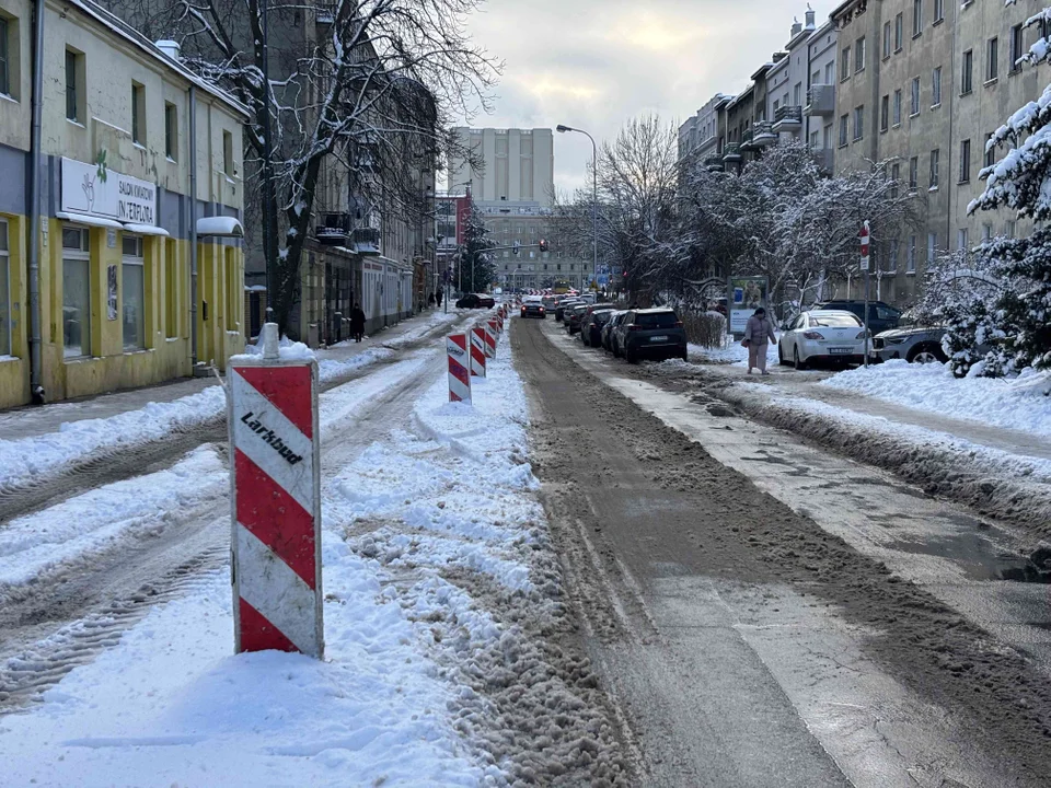 Kolejny etap remontu ulicy Sterlinga w Łodzi rozpoczęty