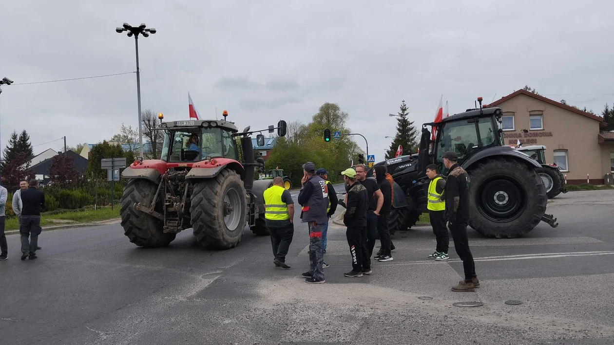 Protest rolników w Nowosolnej - 12.04.2024 r.