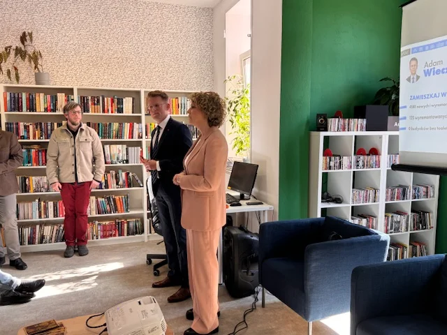 Spotkanie Hanny Zdanowskiej z mieszkańcami Widzewa