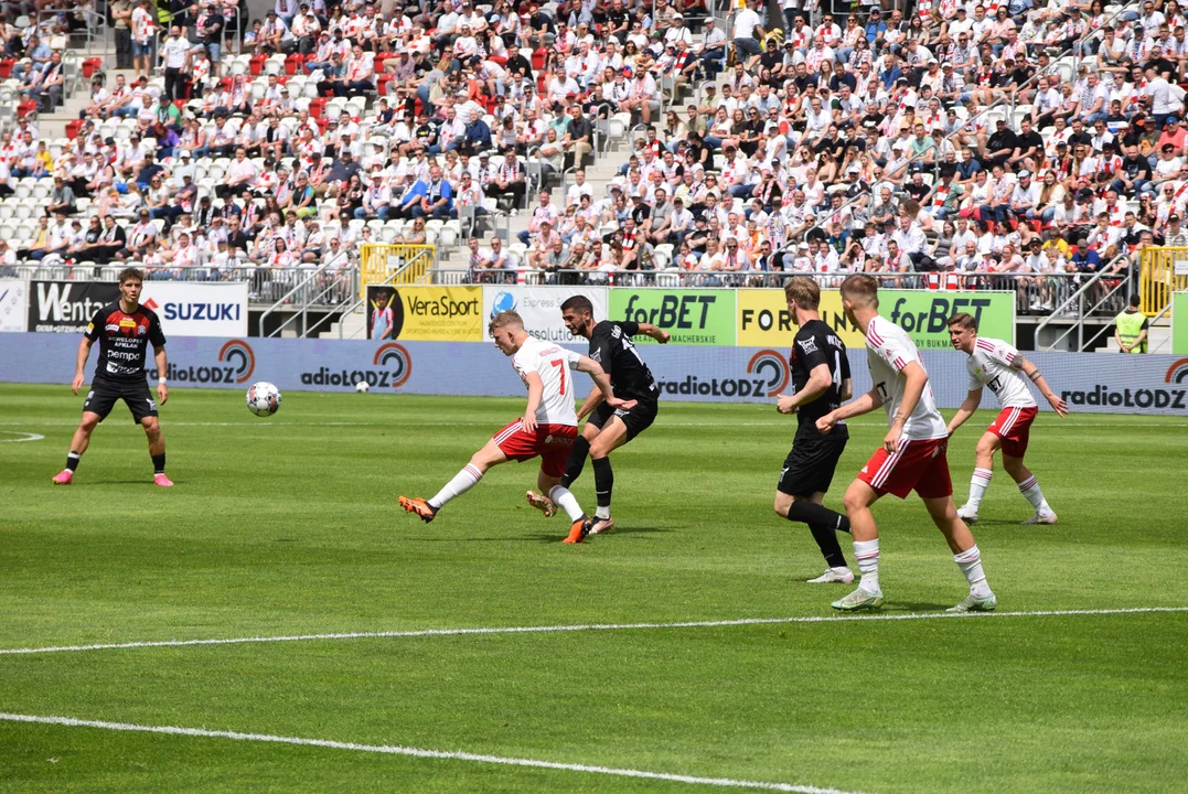 Piłkarskie starcie ŁKS Łódź z Resovią - Stadion Króla 21.05.2023