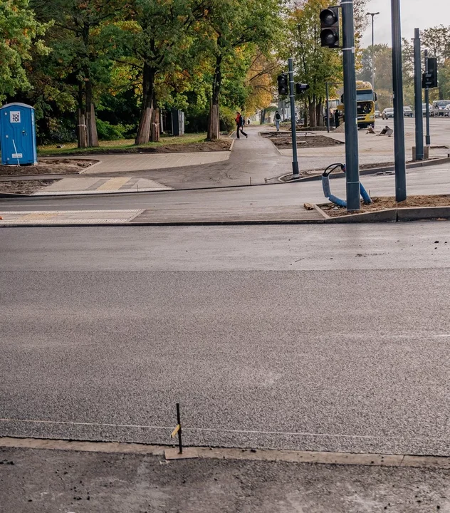 Przebudowa ulicy Szczecińskiej w Łodzi - 16.09.2024 r.