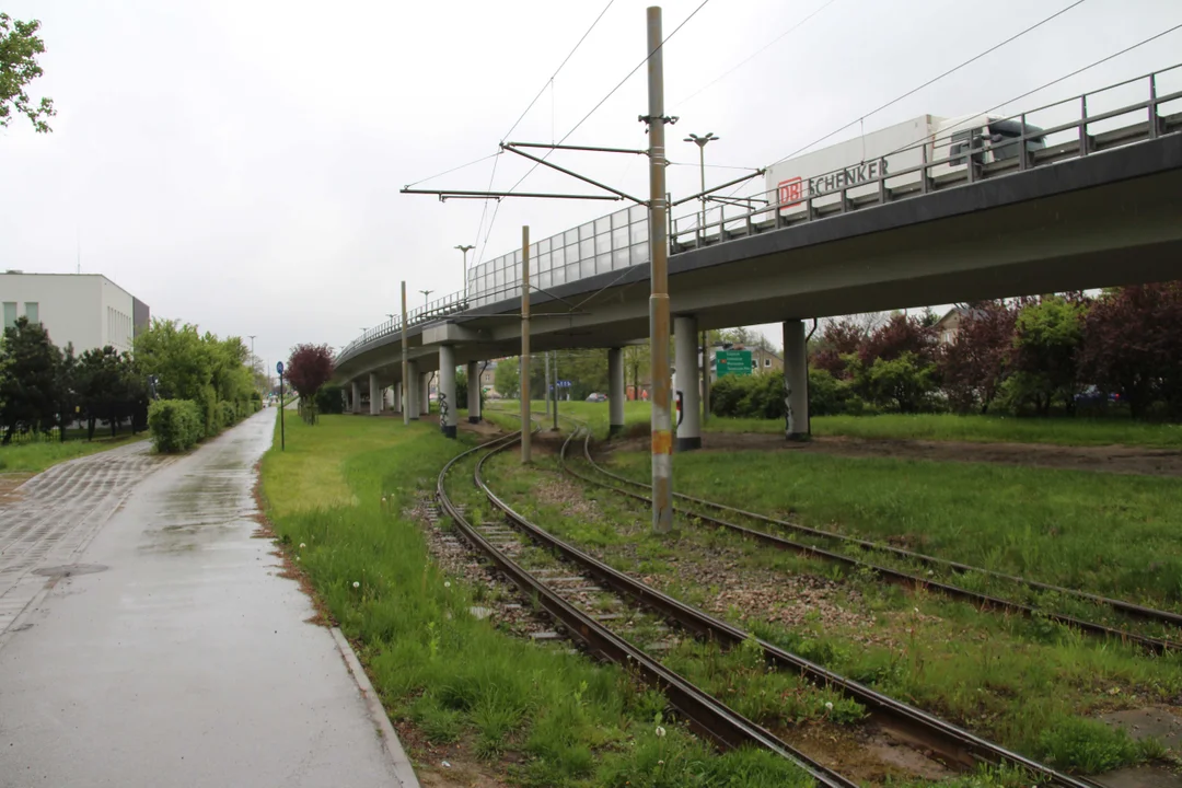 Zajezdnia tramwajowa Chocianowice w Łodzi w remoncie