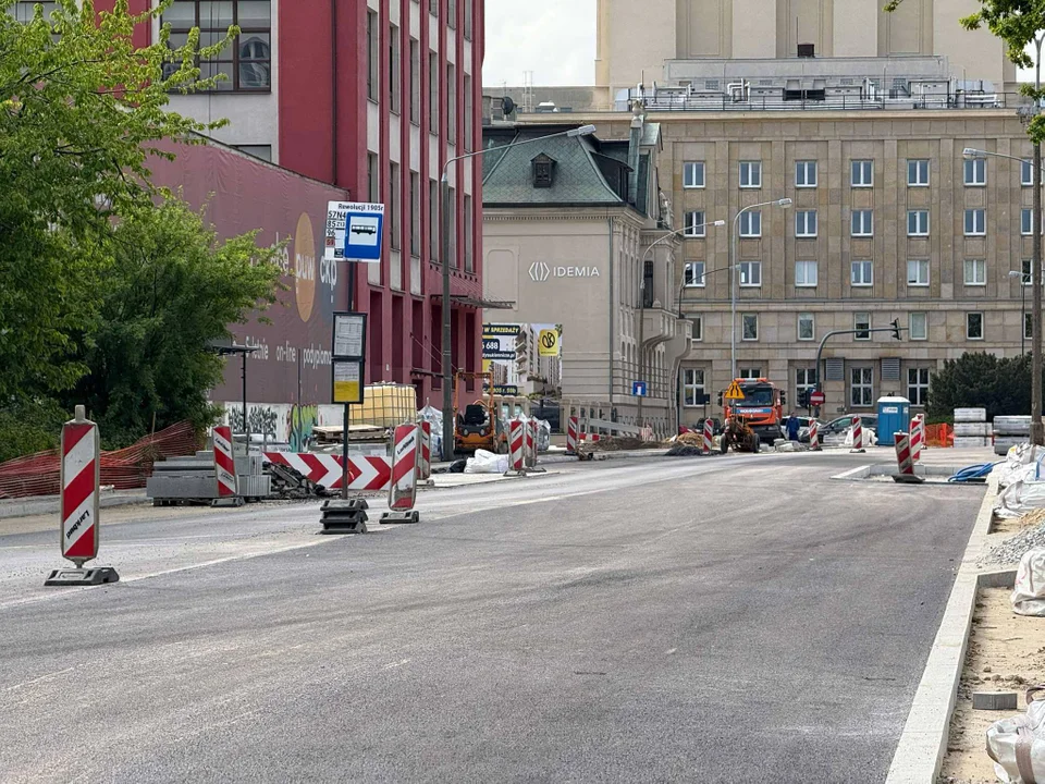 Remont ul. Sterlinga w Łodzi, 9 maja 2025 r.