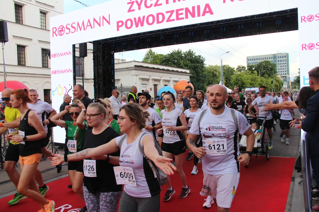 21. Bieg Ulicą Piotrkowską Rossmann Run w Łodzi