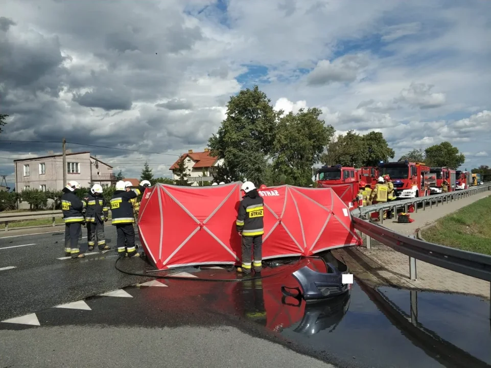 Śmiertelny wypadek pod Łowiczem