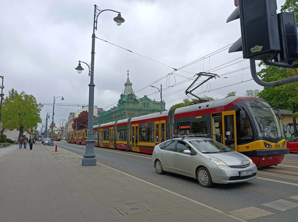 Wypadek na ulicy Piotrkowskiej