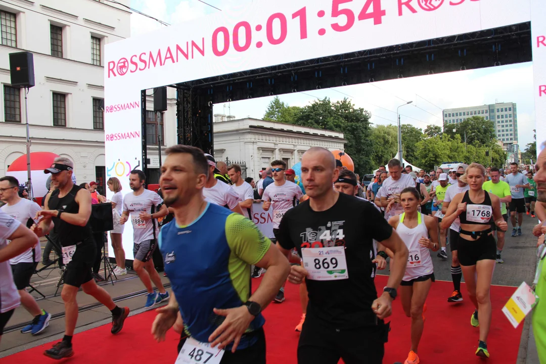 21. Bieg Ulicą Piotrkowską Rossmann Run w Łodzi