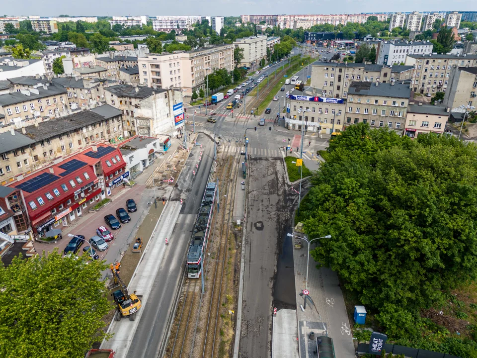 Trwa remont ulicy Zachodniej w Łodzi