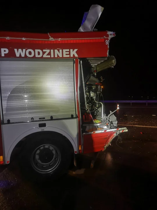 Wypadek na A1 pod Łodzią