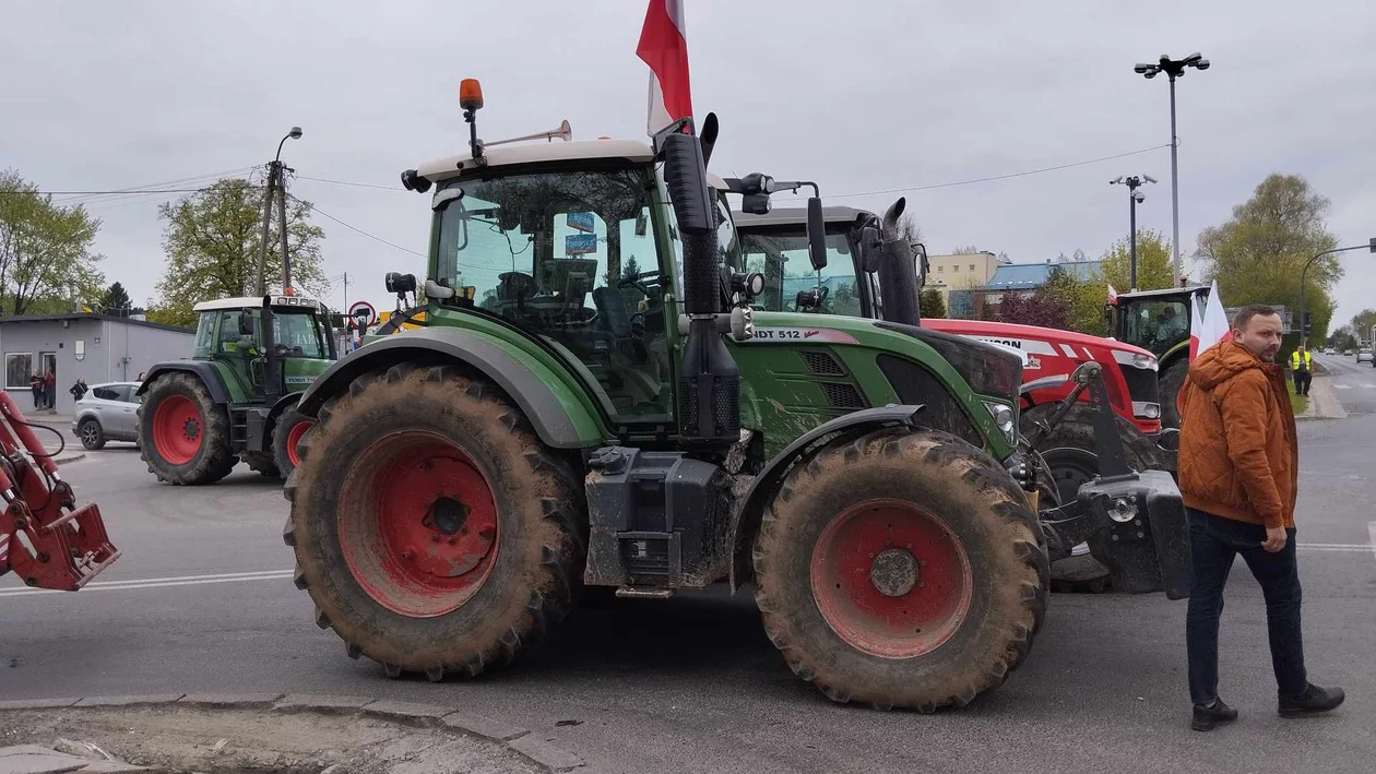 Protest rolników w Nowosolnej - 12.04.2024 r.