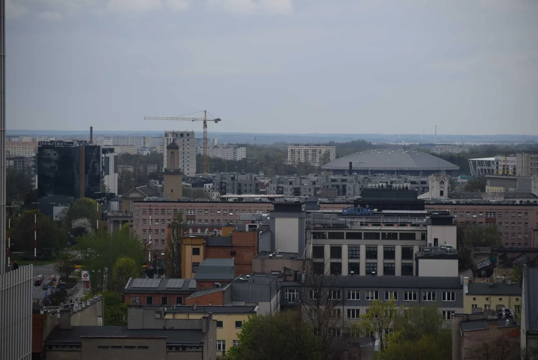 Panorama miasta widziana z wieżowca Red Tower