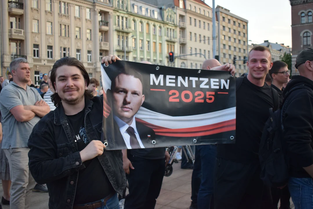 Sławomir Mentzen w Łodzi