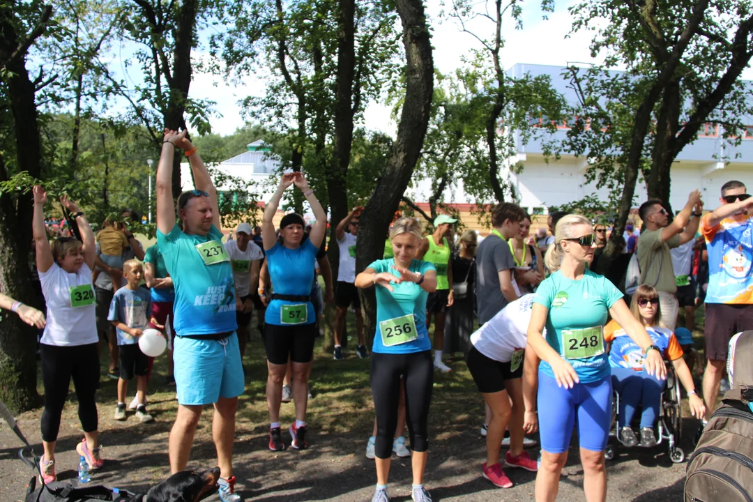 Bieg "Szczęśliwa 13" w parku Baden-Powella w Łodzi