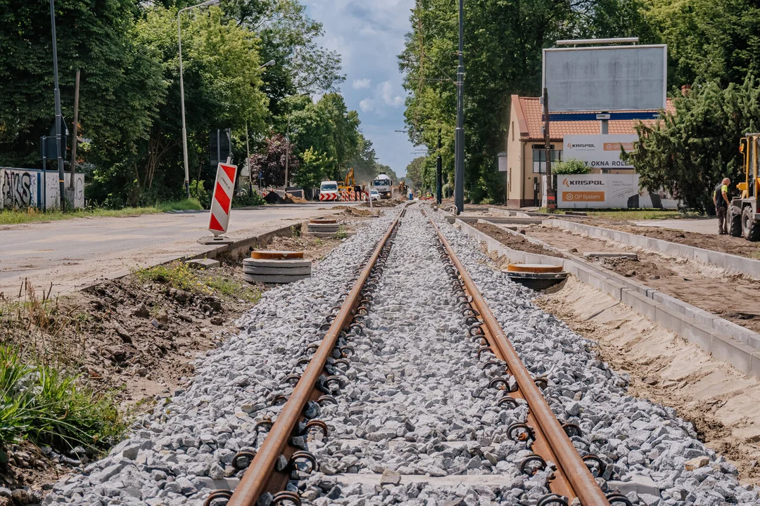 Ważna trasa tramwajowa poza Łódź gotowa. Zbliża się wielki powrót tramwaju linii 43 [ZDJĘCIA] - Zdjęcie główne