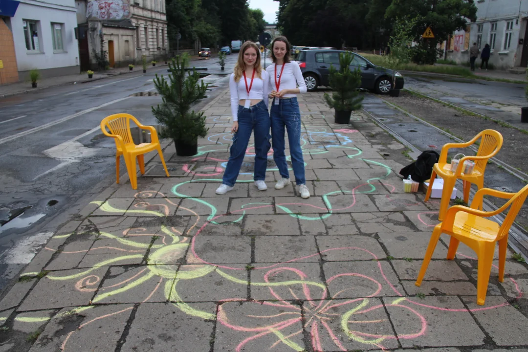 Piknik z okazji finału projektu "Od-Nowa: Czerwona" w centrum Łodzi