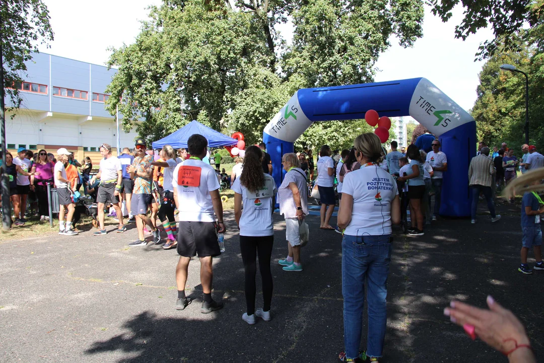 Bieg "Szczęśliwa 13" w parku Baden-Powella w Łodzi