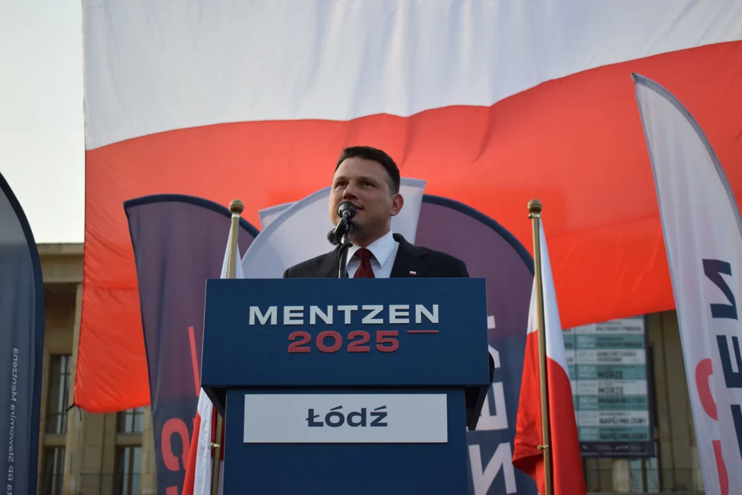 Sławomir Mentzen w Łodzi