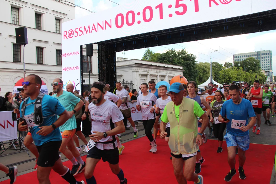 21. Bieg Ulicą Piotrkowską Rossmann Run w Łodzi