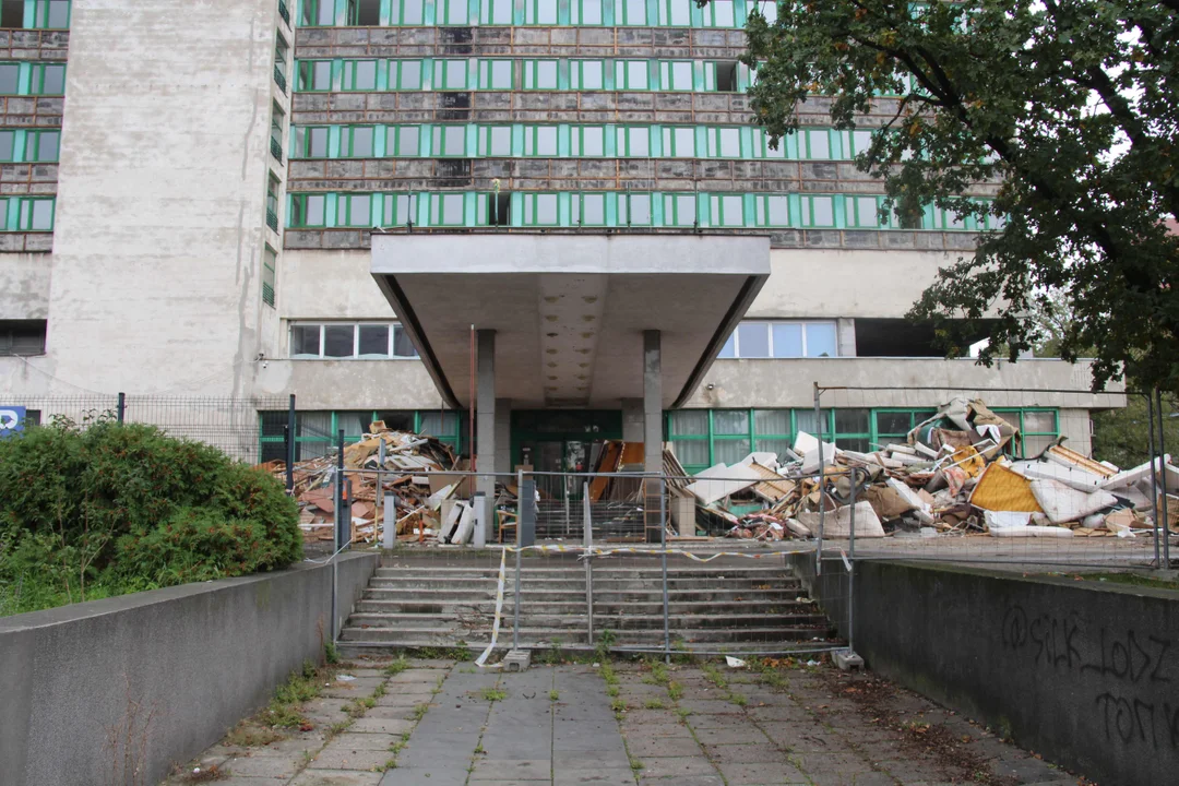 Hotel Światowit znika z mapy Łodzi