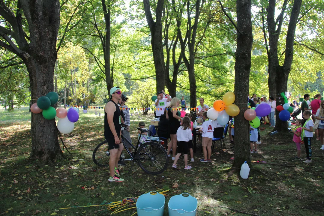 Bieg "Szczęśliwa 13" w parku Baden-Powella w Łodzi