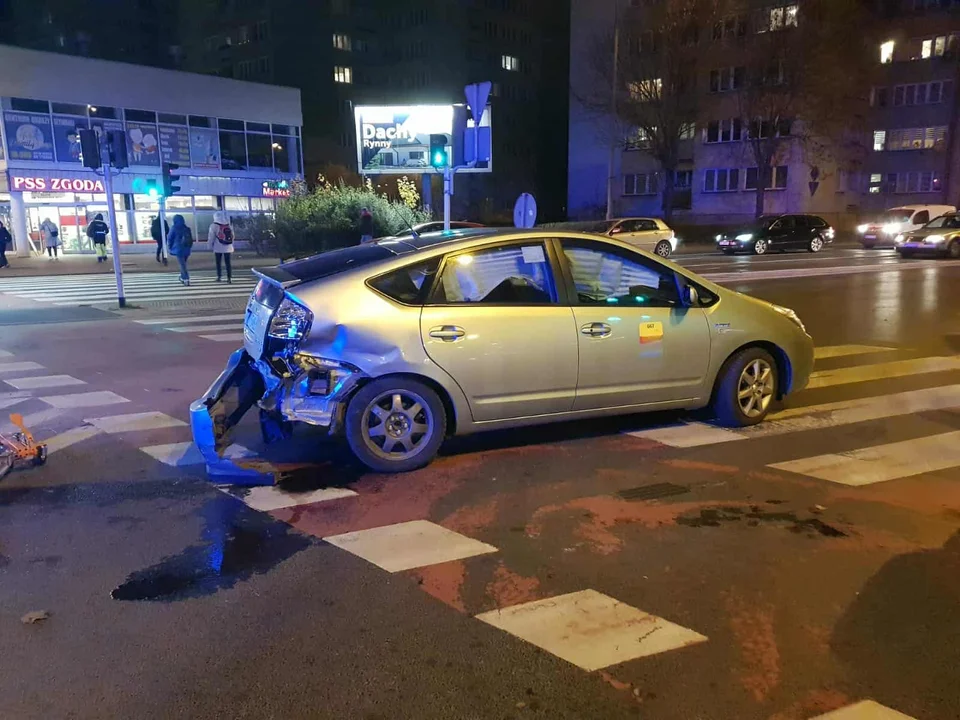 Wypadek w centrum Płocka