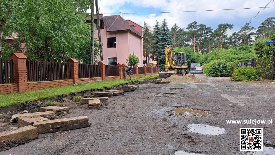 Remonty dróg na terenie gminy Sulejów