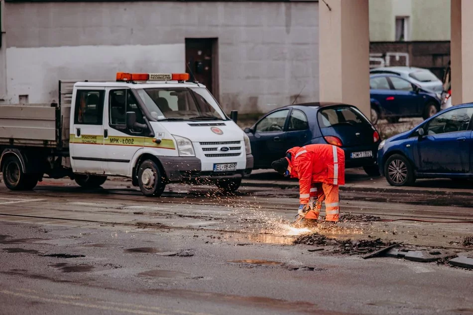 To koniec tymczasowej krancówki pod Centrum Krwiodawstwa w Łodzi