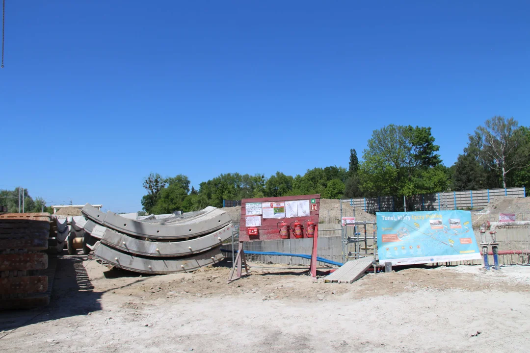 Trwa budowa tunelu kolejowego pod Łodzią - odcinek do przystanku Łódź Koziny