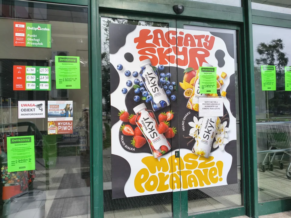 Delikatesy Centrum w Płocku zamknięte