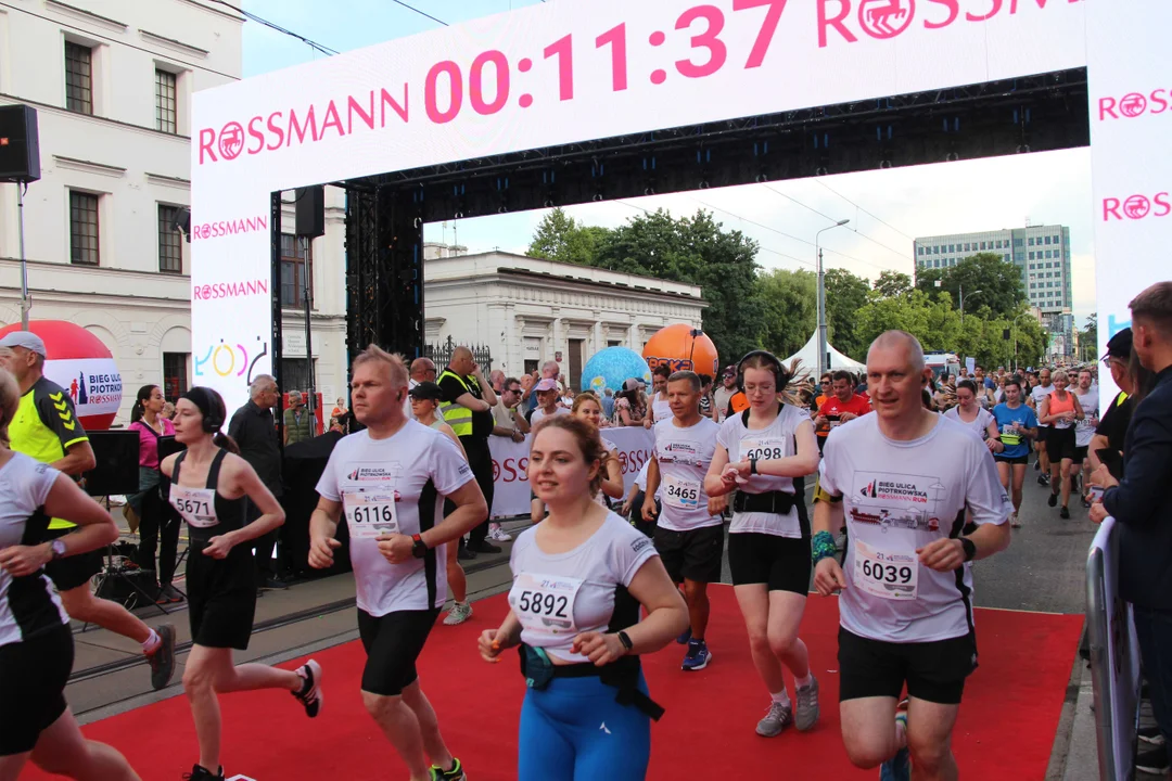 21. Bieg Ulicą Piotrkowską Rossmann Run w Łodzi