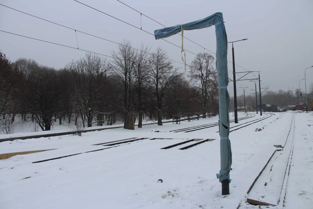 Przebudowa Wojska Polskiego w Łodzi - stan prac na 8.12.2023 r.