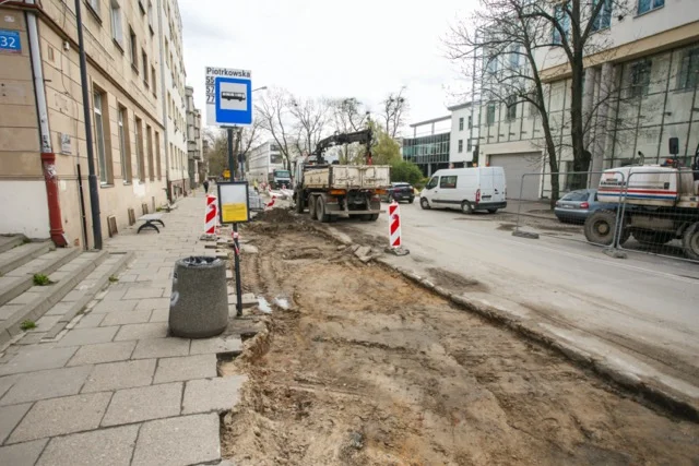 Trwają prace na Widzewie. Rozkopy na Przbyszewskiego